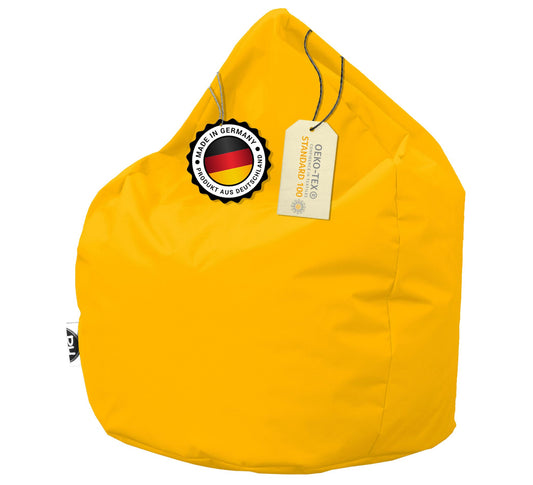 Sitzsack in Tropfenform