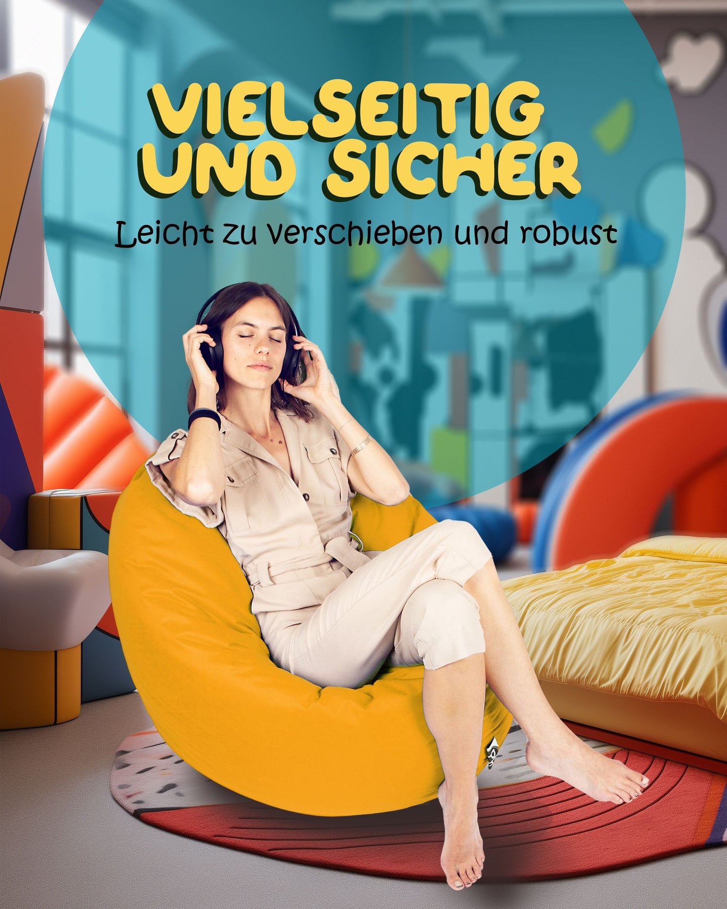 Sitzsack Jumbo 2-in-1