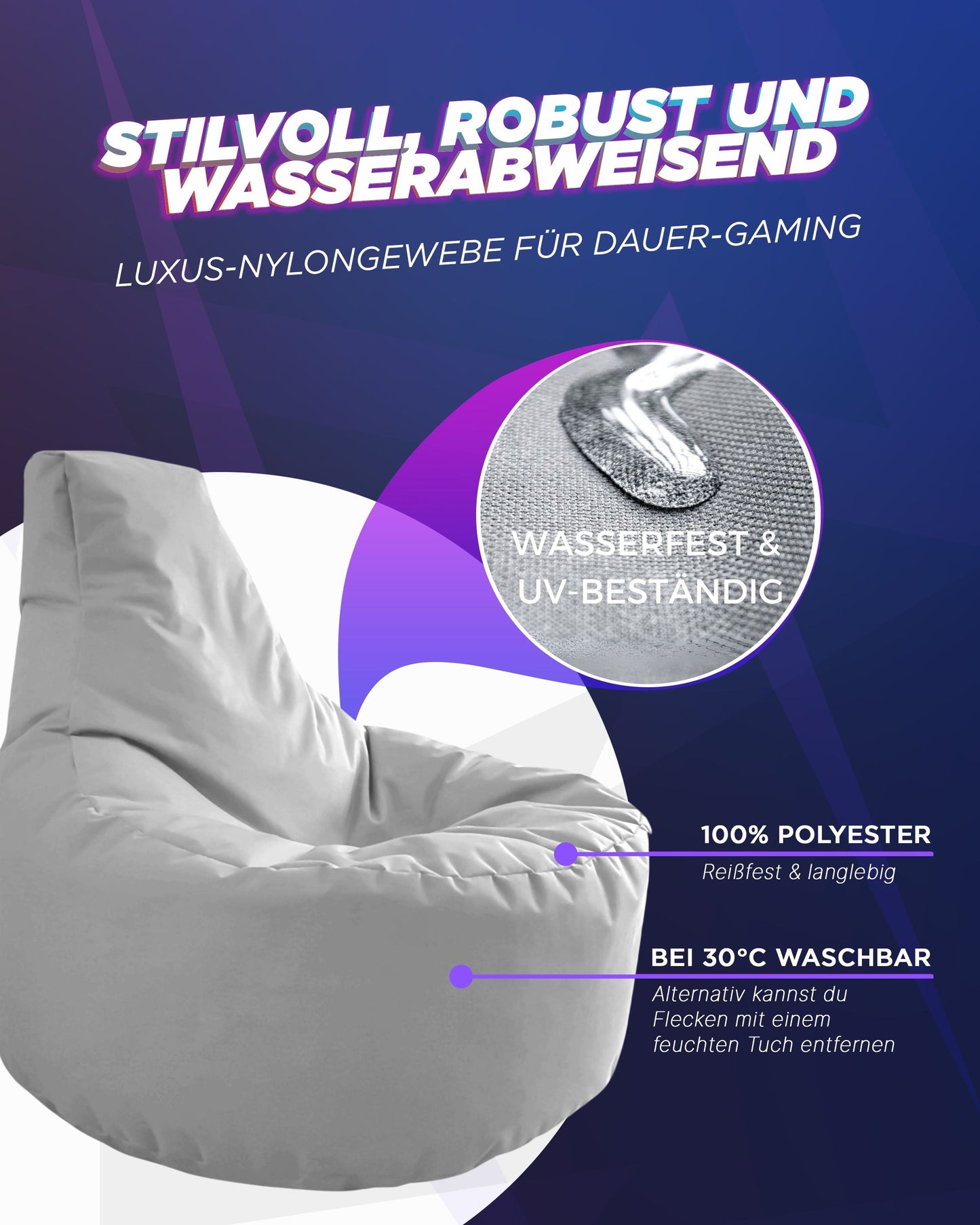 Gaming Sitzsack XXL