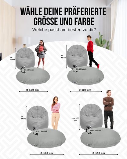 Sitzsack 2-in-1