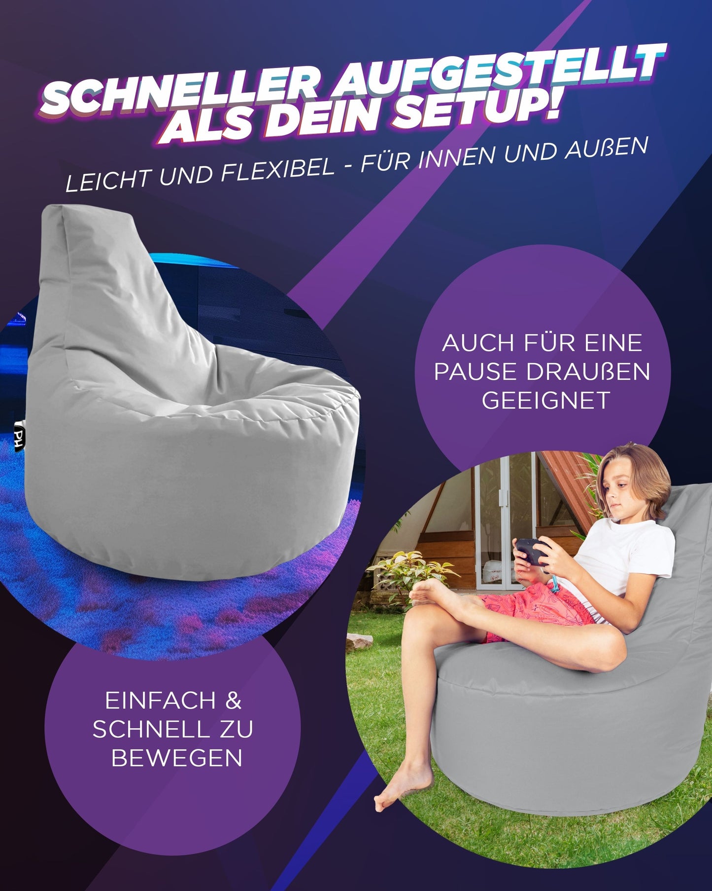 Gaming Sitzsack XXL