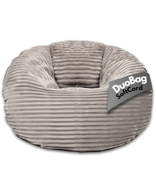 PatchHome Deluxe Cord Sitzsack 2-in-1 – Bequemer Sitzsack für drinnen
