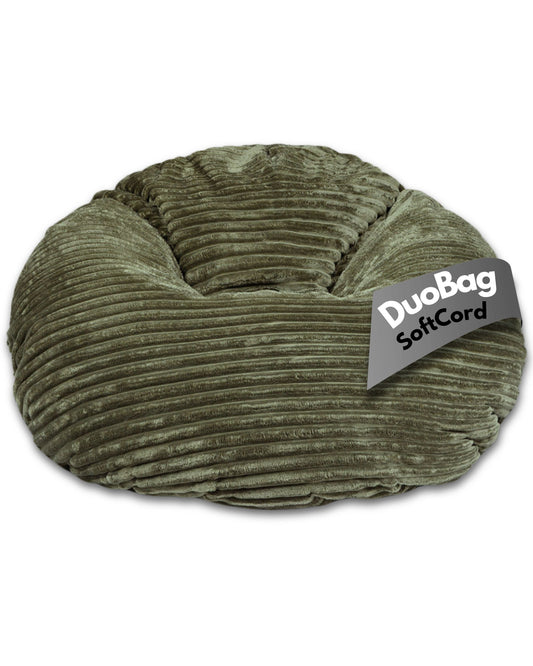 PatchHome Deluxe Cord Sitzsack 2-in-1 – Bequemer Sitzsack für drinnen