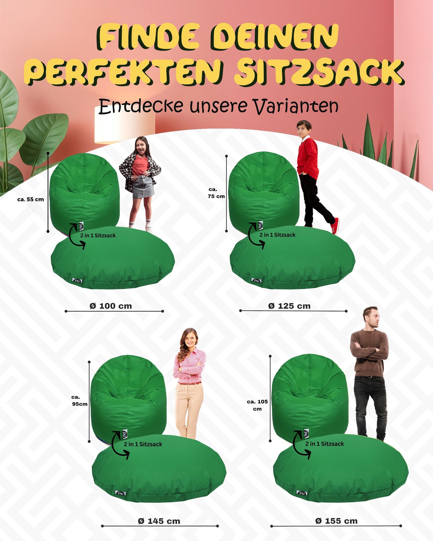 Sitzsack 2-in-1