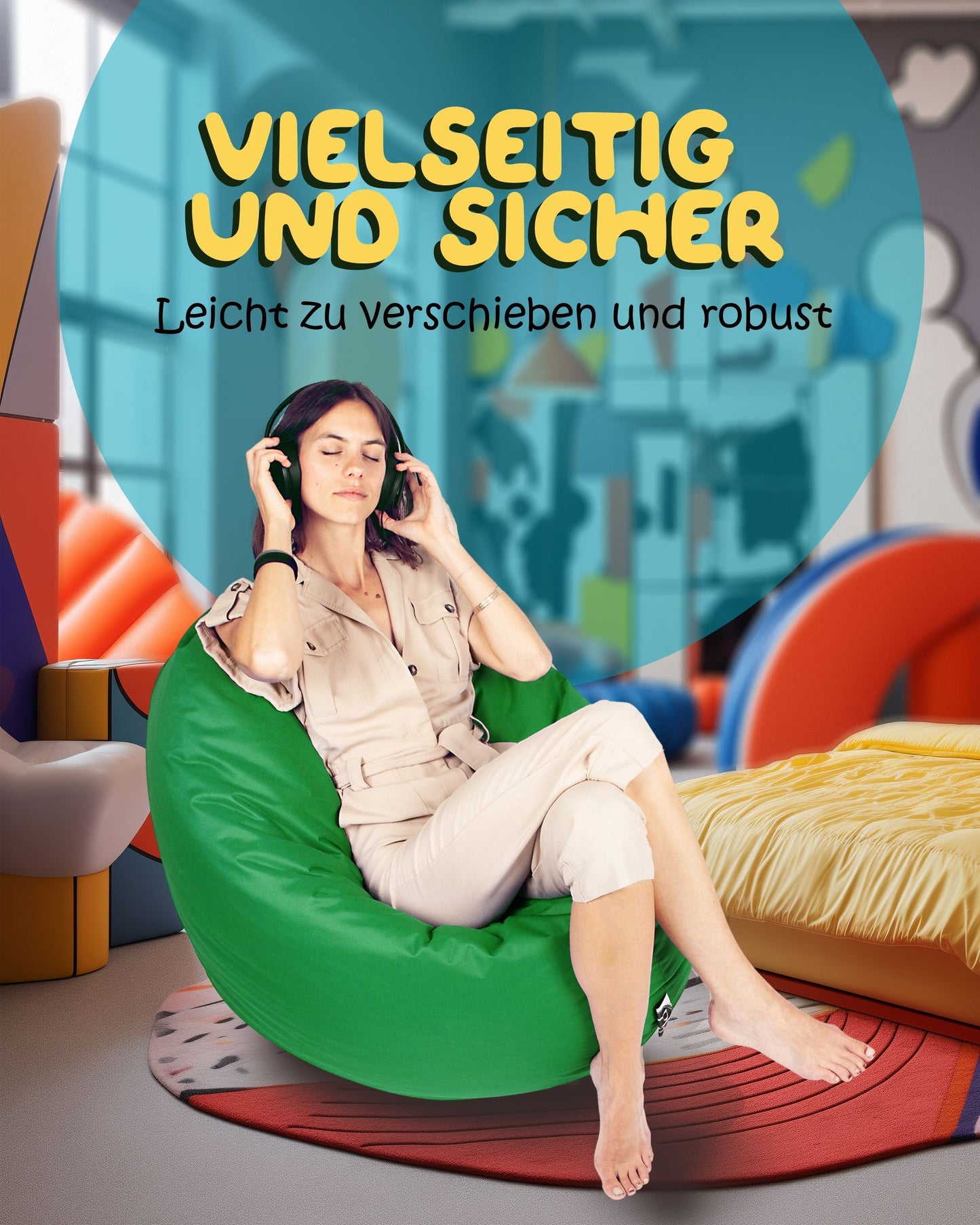 Sitzsack Jumbo 2-in-1