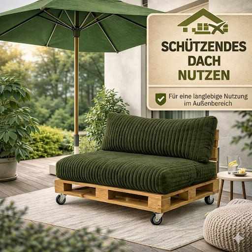 Paletti Cord™ Palettenpolster Set – Sitz- & Rückenkissen für Europaletten