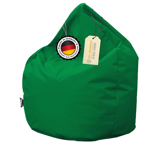 Sitzsack in Tropfenform