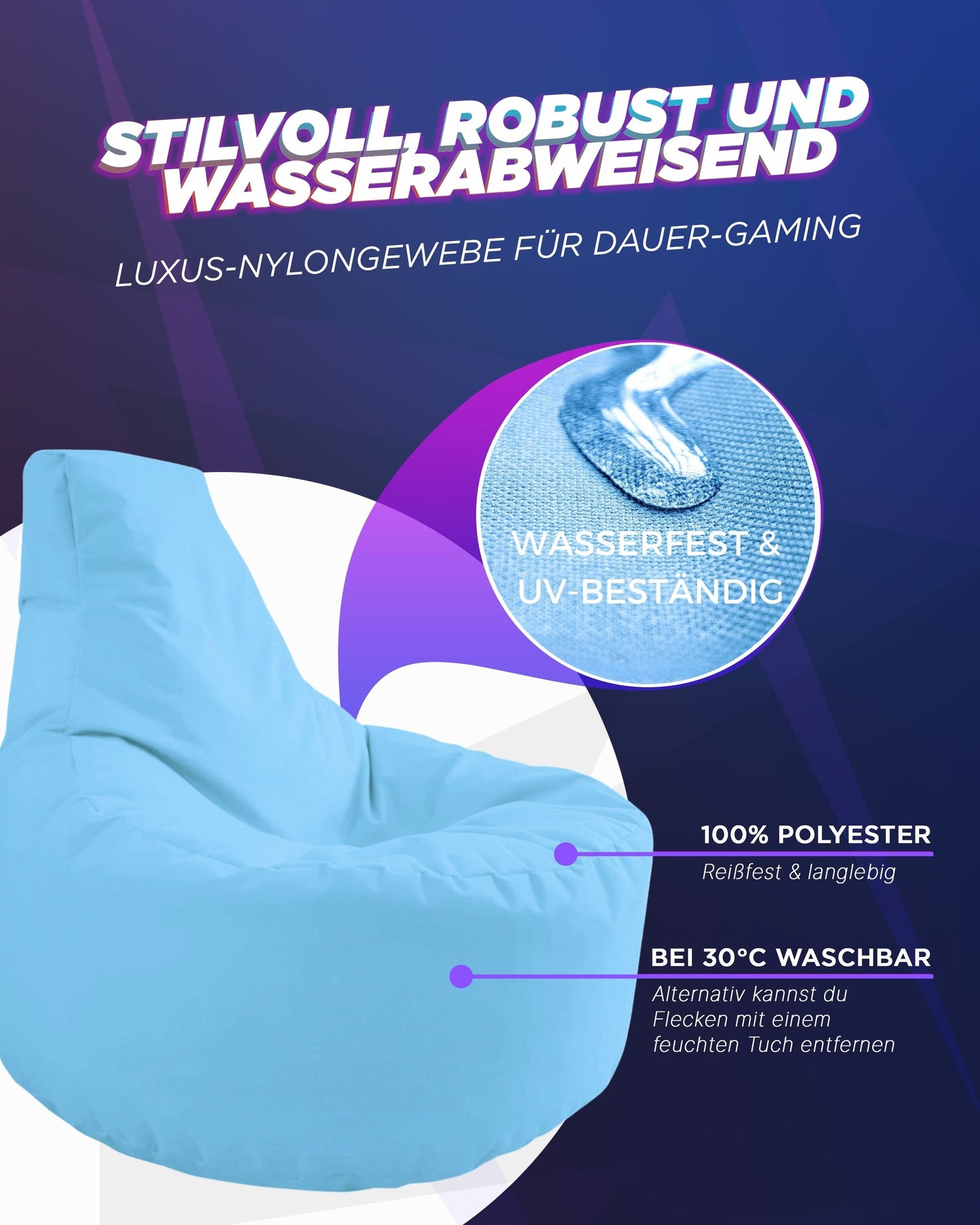 Gaming Sitzsack XXL