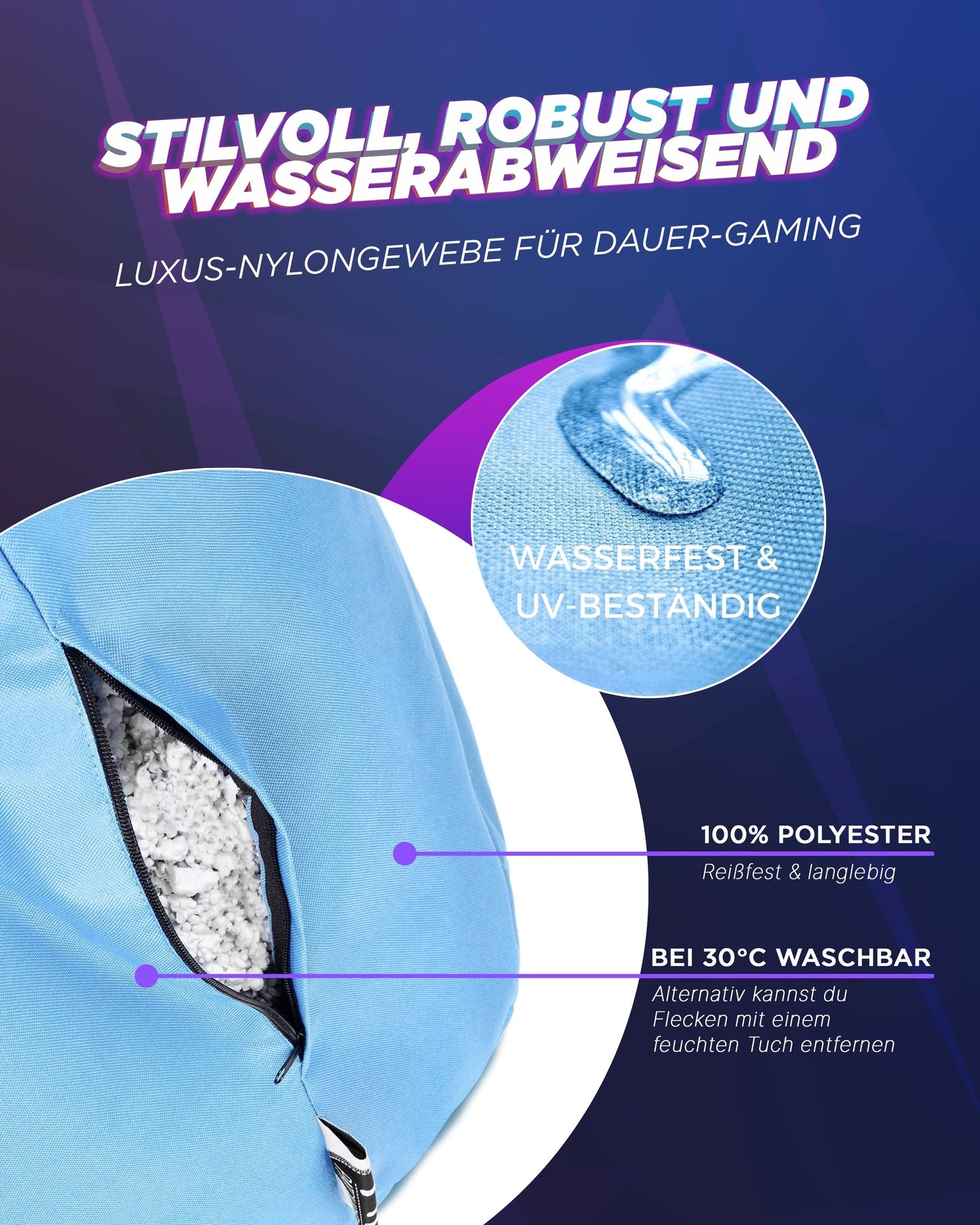 Gaming Sitzsack XXL