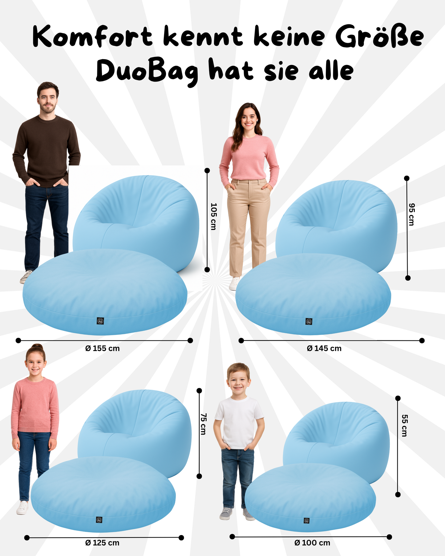 DuoBag Sitzsack 2-in-1