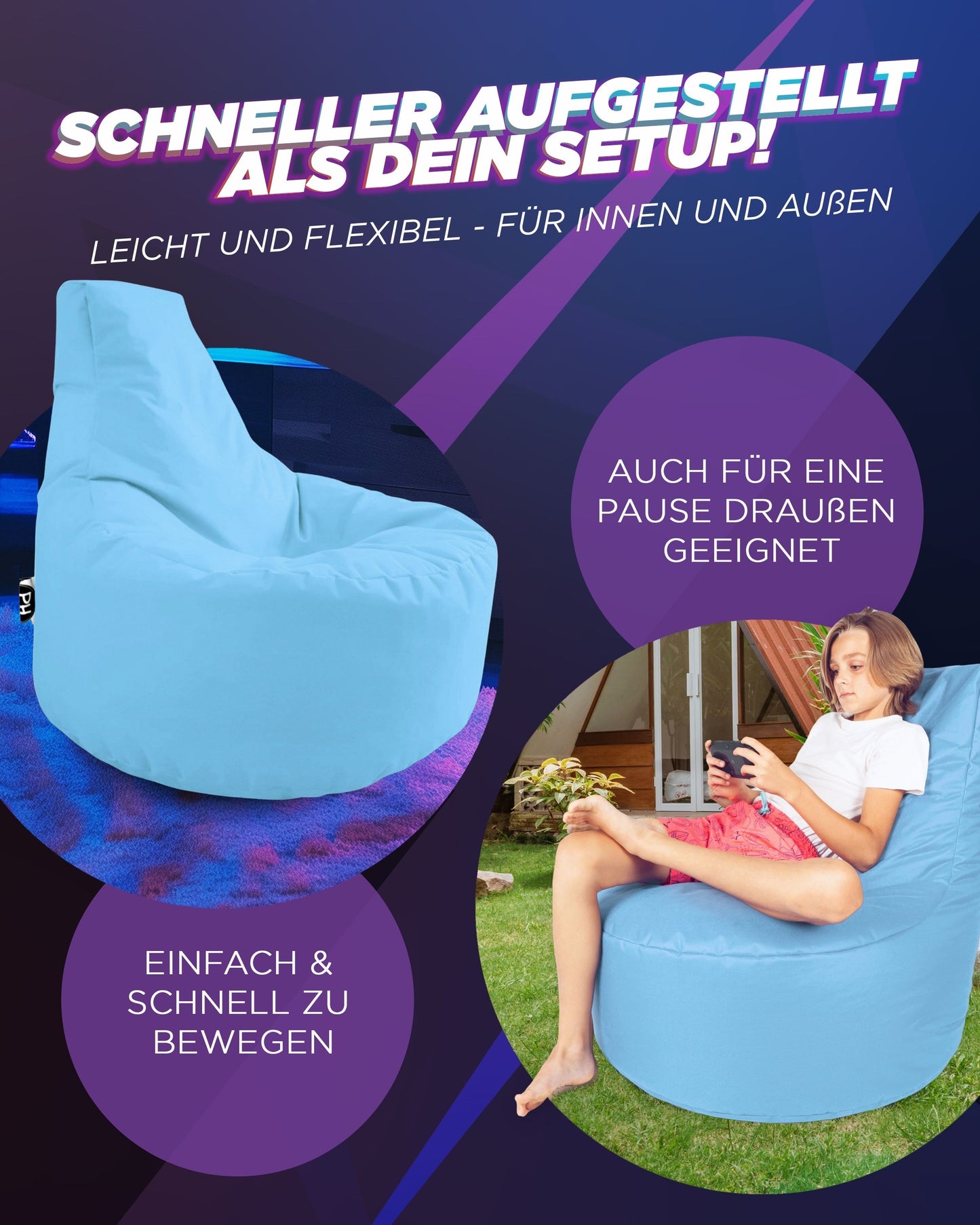 Gaming Sitzsack XXL
