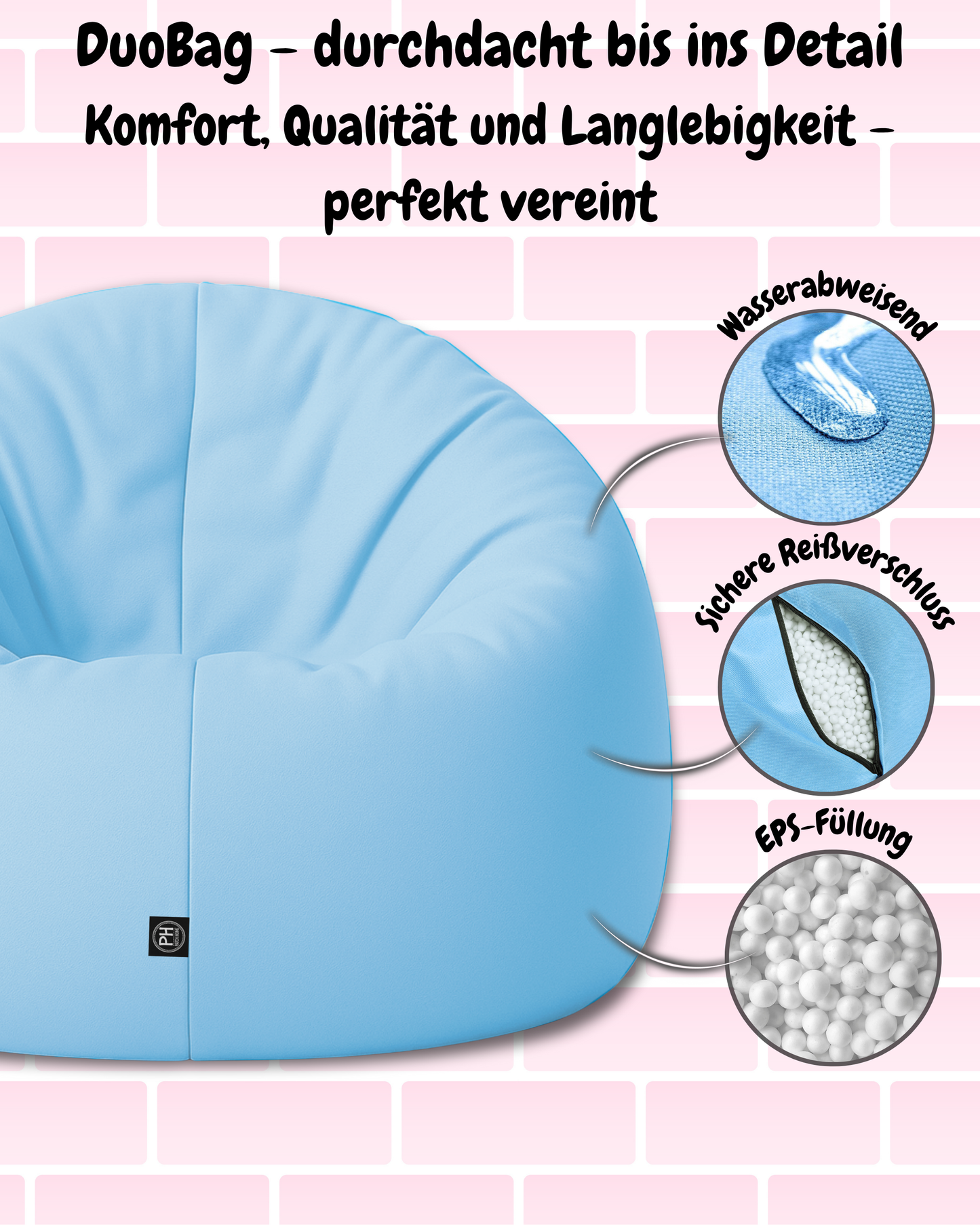 Sitzsack Jumbo 2-in-1