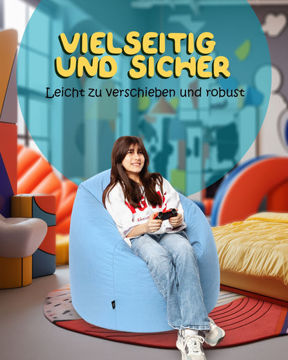 Sitzsack in Tropfenform