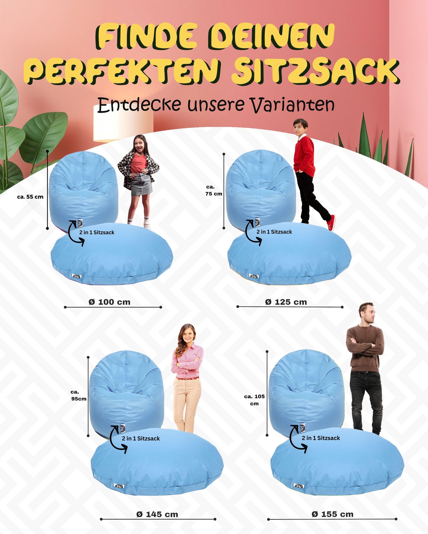 Sitzsack 2-in-1