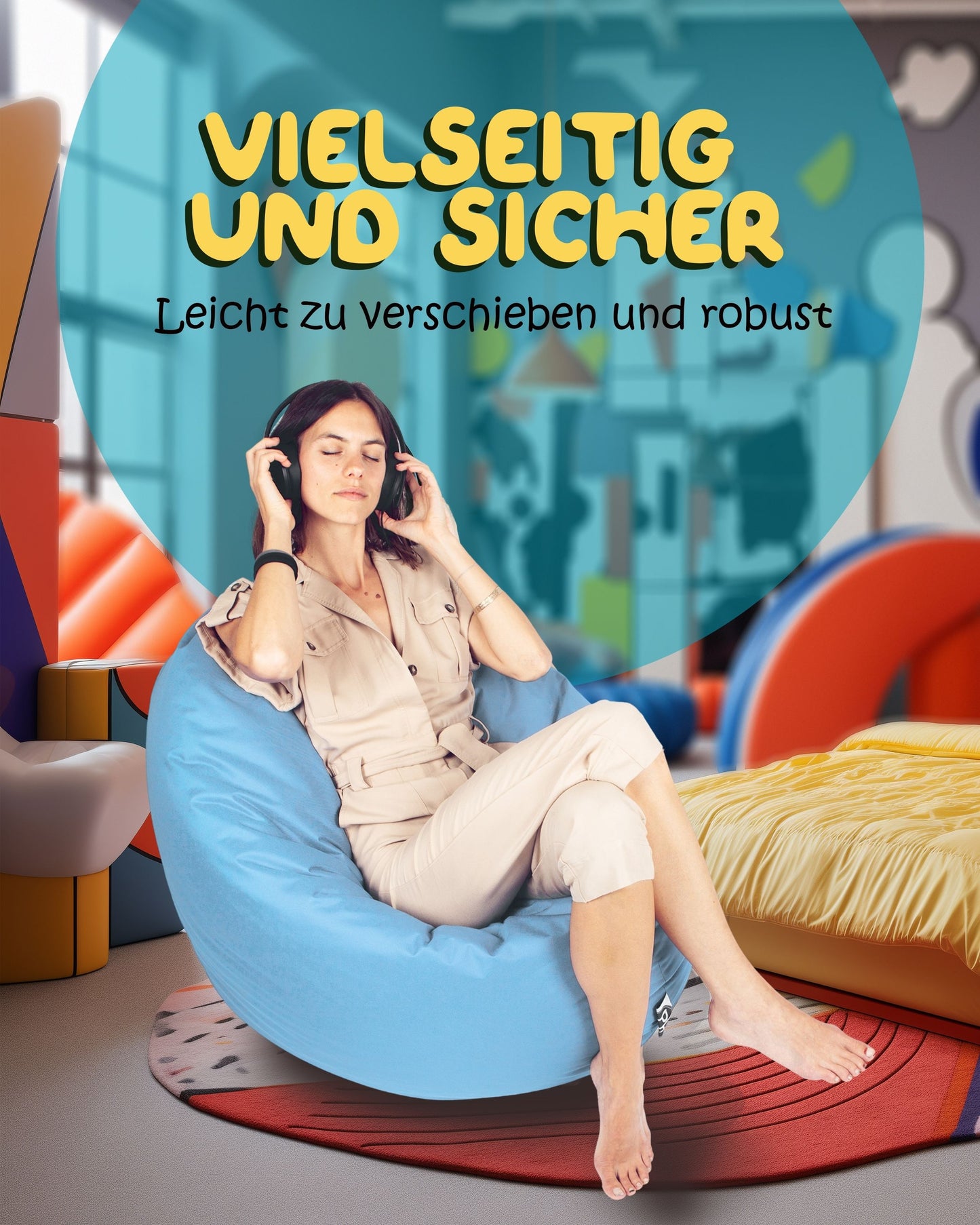 Sitzsack Jumbo 2-in-1