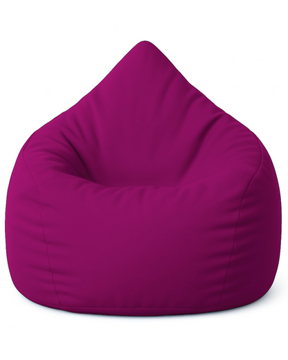 Sitzsack in Tropfenform