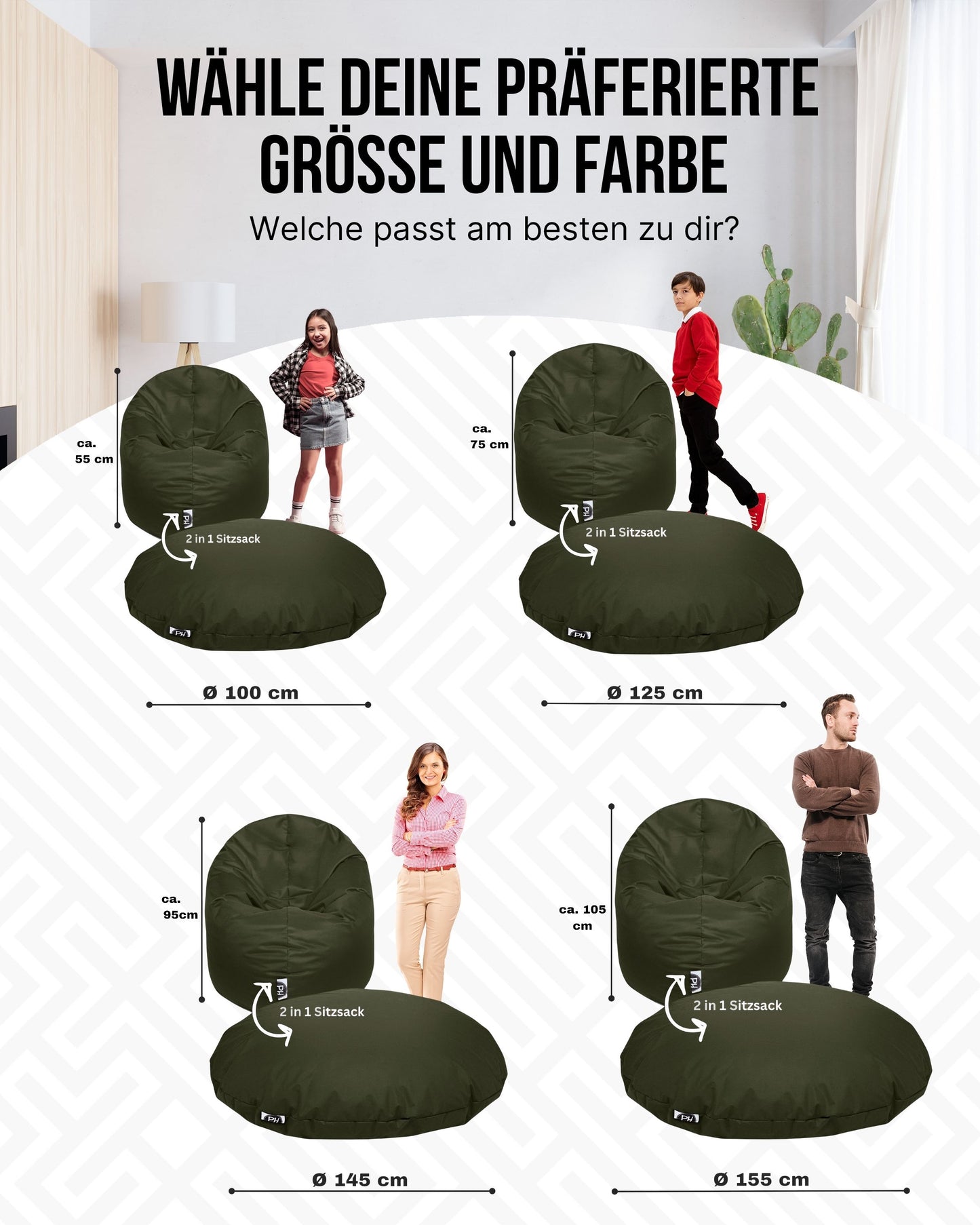 Sitzsack 2-in-1