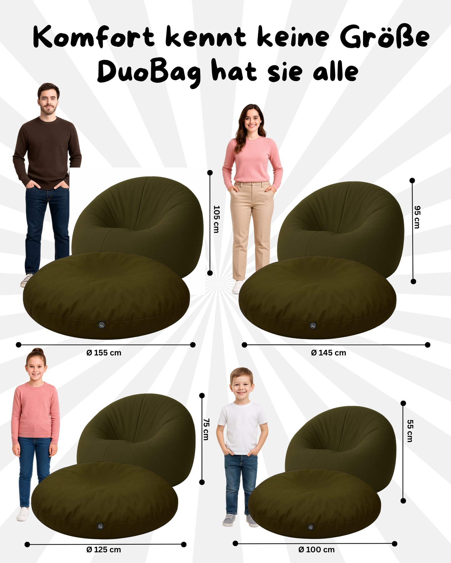 DuoBag Sitzsack 2-in-1