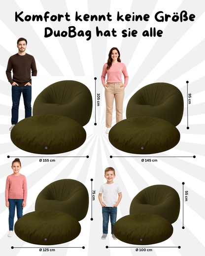 DuoBag Sitzsack 2-in-1
