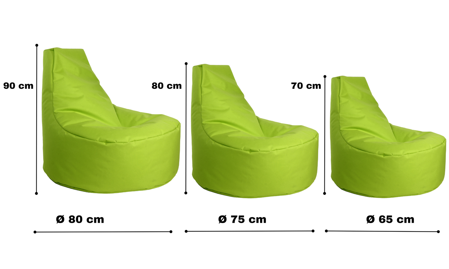 Gamer-Sessel mit Hocker