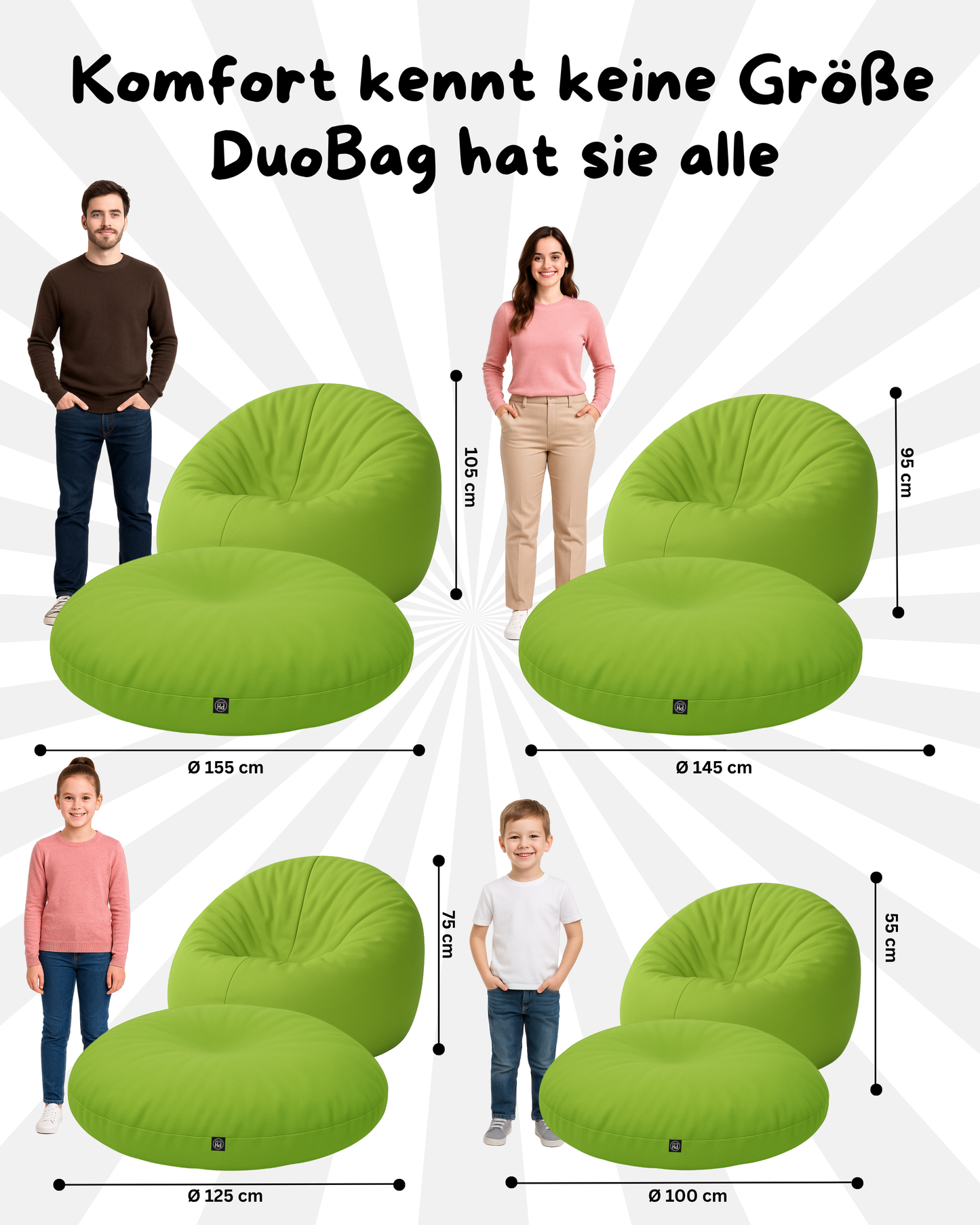 DuoBag Sitzsack 2-in-1