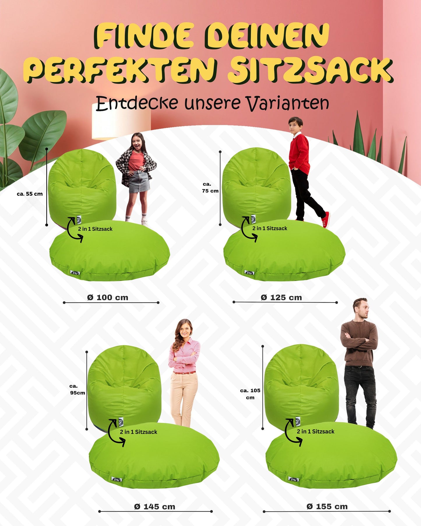 Sitzsack 2-in-1