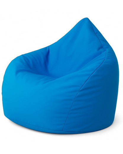 Sitzsack in Tropfenform