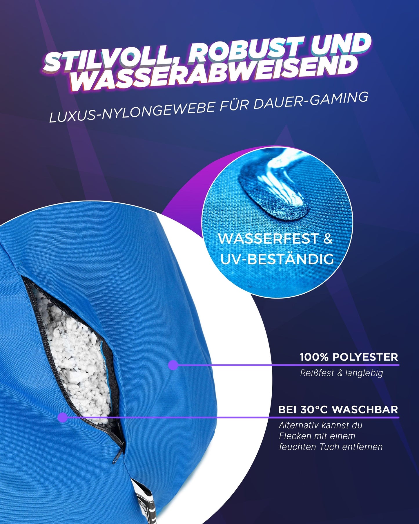 Gaming Sitzsack XXL
