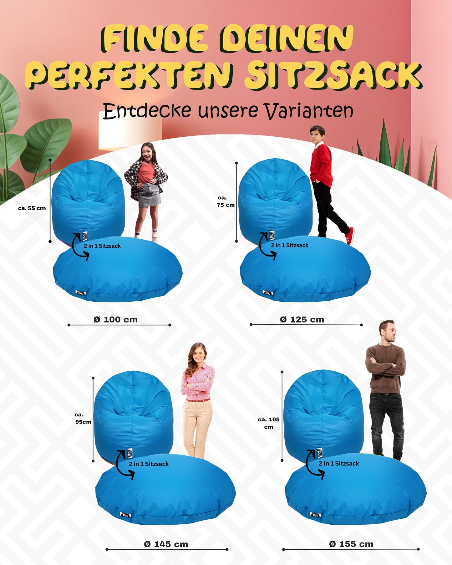 Sitzsack 2-in-1