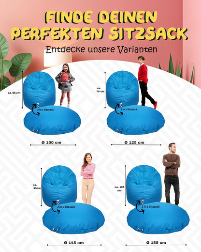 Sitzsack 2-in-1