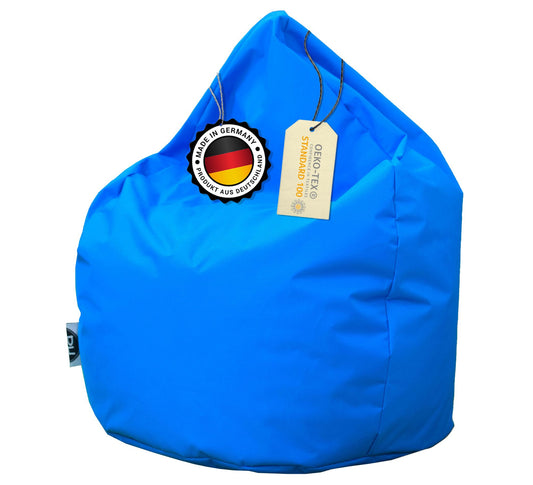 Sitzsack in Tropfenform