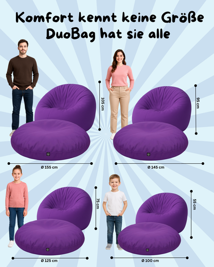 DuoBag Sitzsack 2-in-1