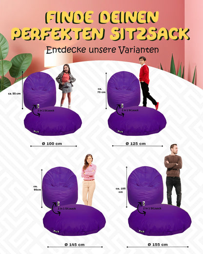Sitzsack 2-in-1