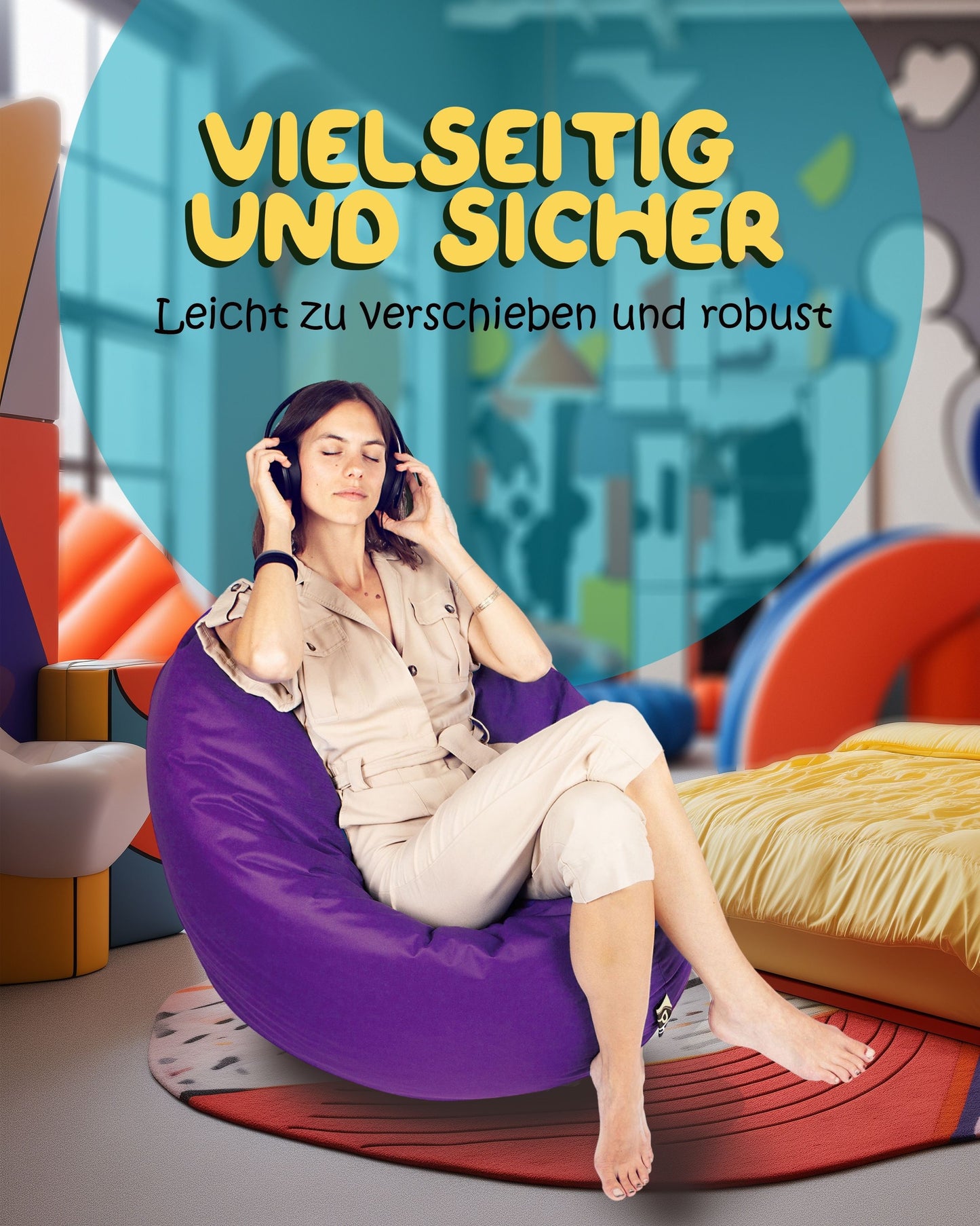 Sitzsack Jumbo 2-in-1