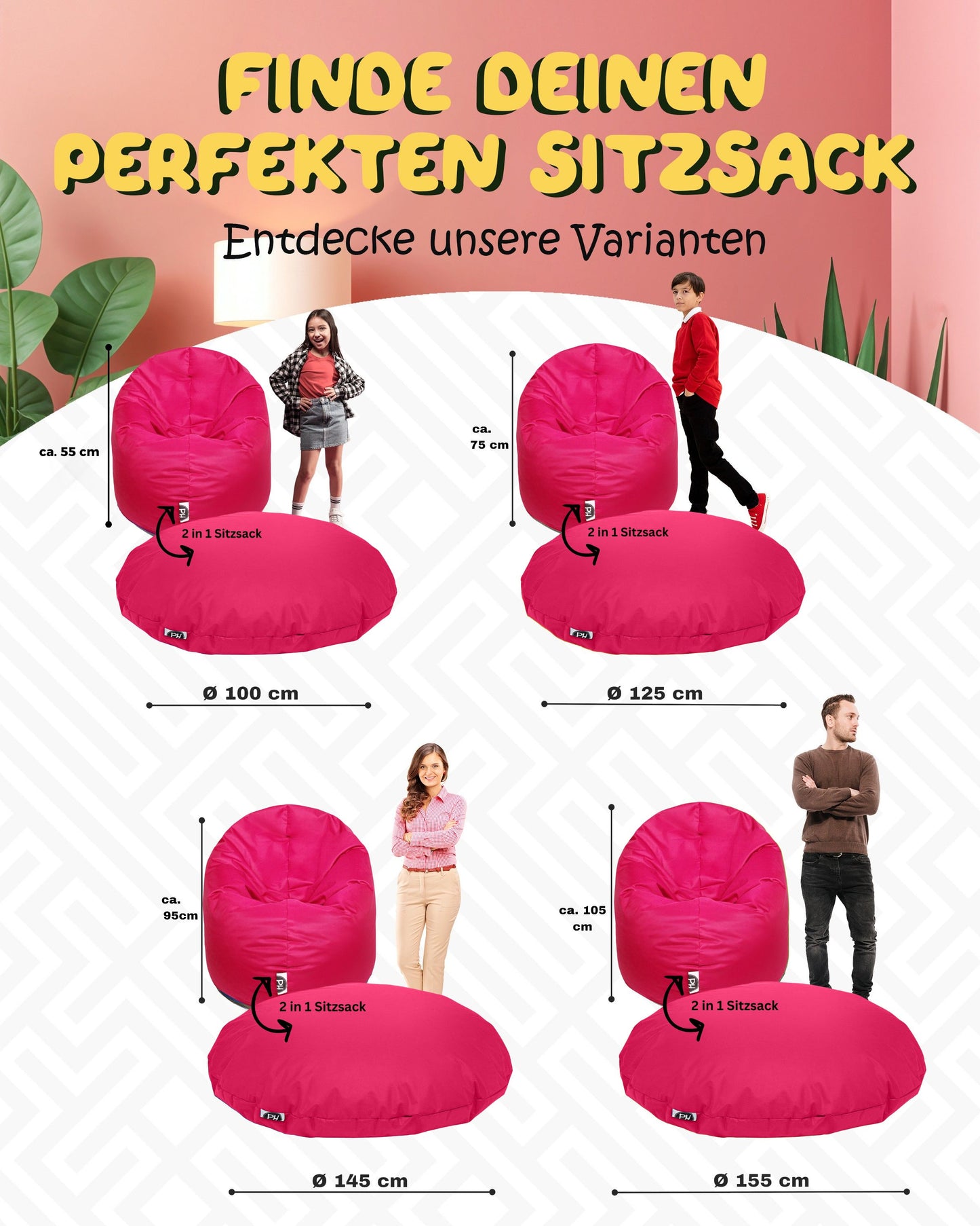 Sitzsack 2-in-1