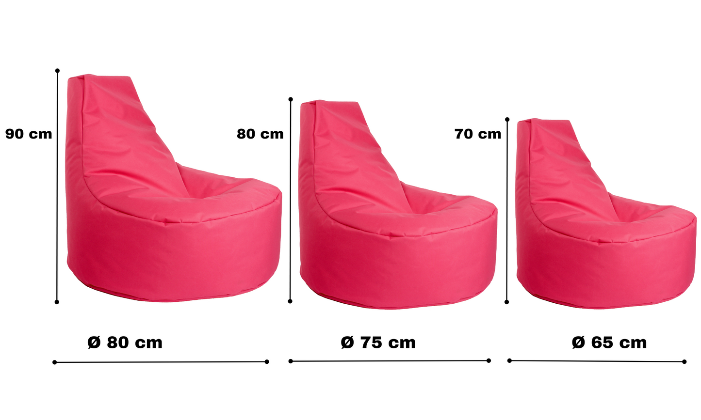 Gamer-Sessel mit Hocker