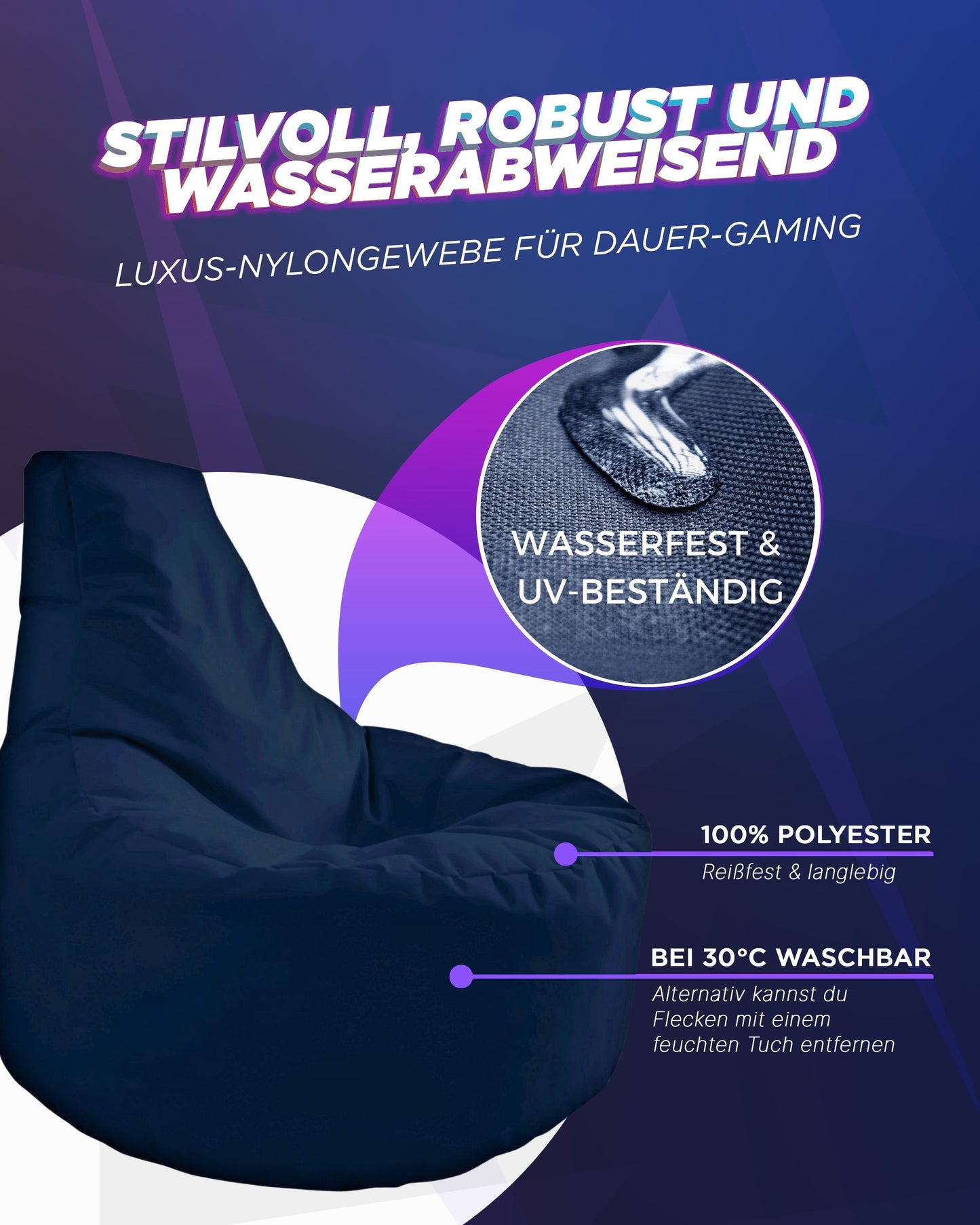 Gaming Sitzsack XXL