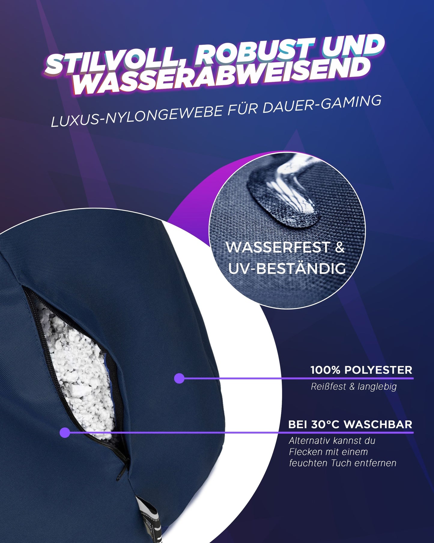 Gaming Sitzsack XXL