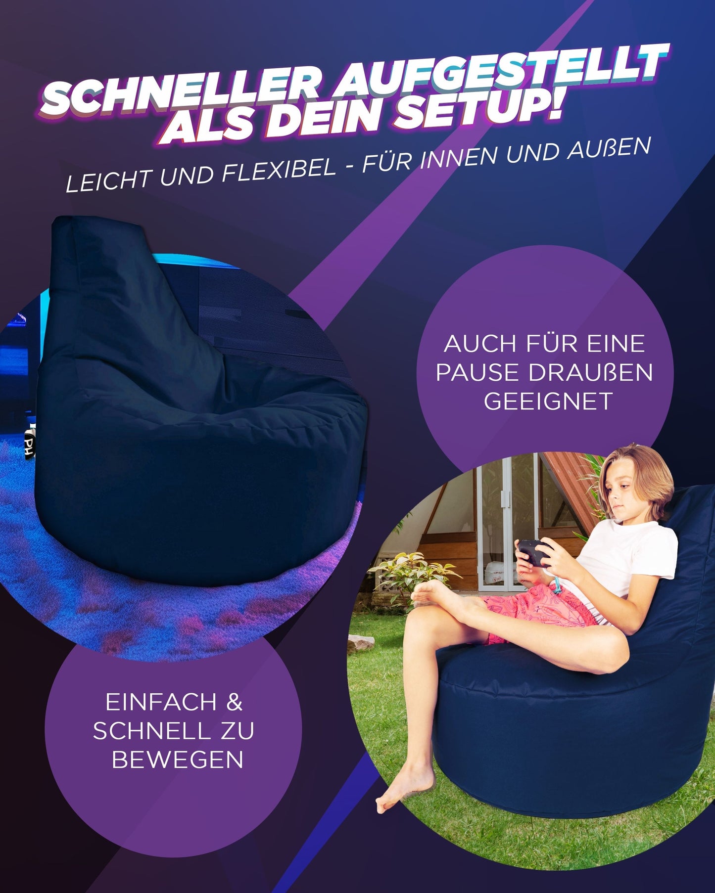 Gaming Sitzsack XXL