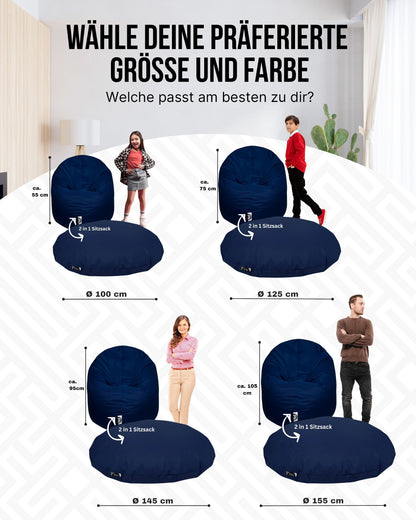 Sitzsack 2-in-1