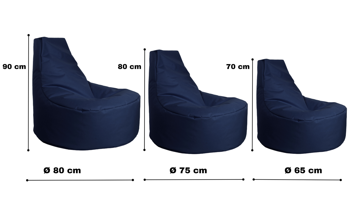 Gamer-Sessel mit Hocker
