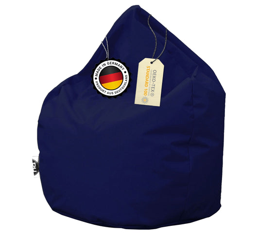Sitzsack in Tropfenform