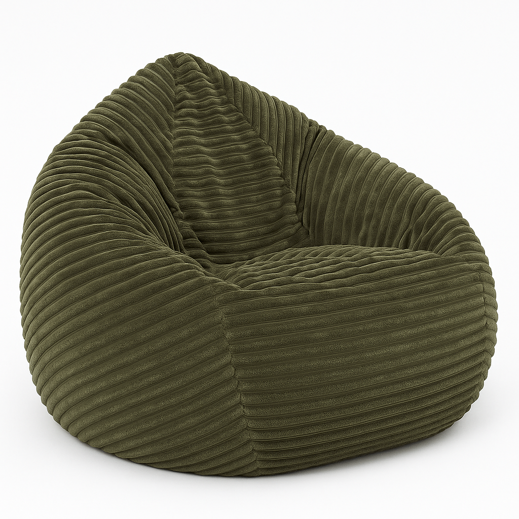 Cordino Drop Sitzsack aus Breitcord – Stylischer Komfort für jedes Zuhause
