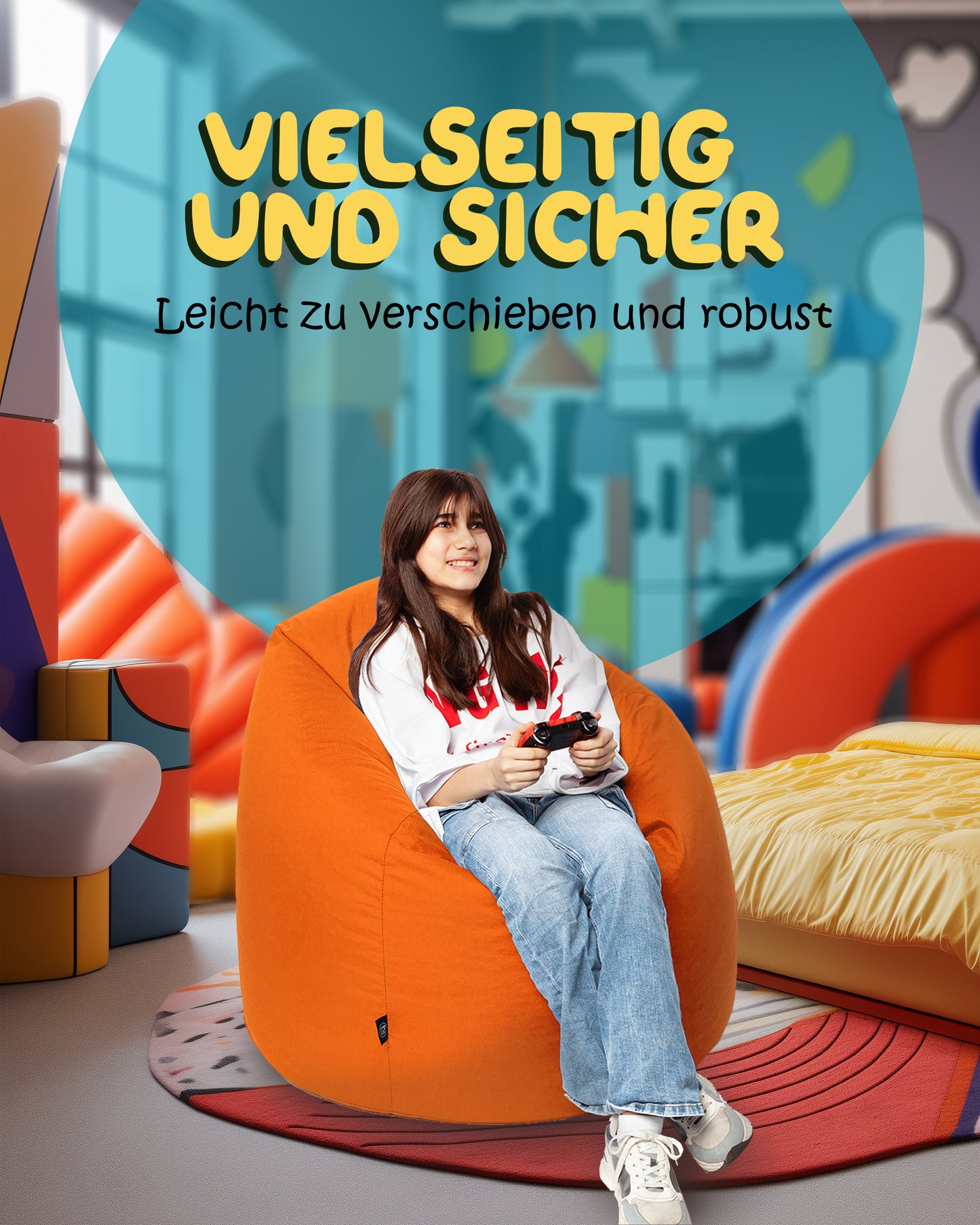 Sitzsack 2-in-1 Jumbo