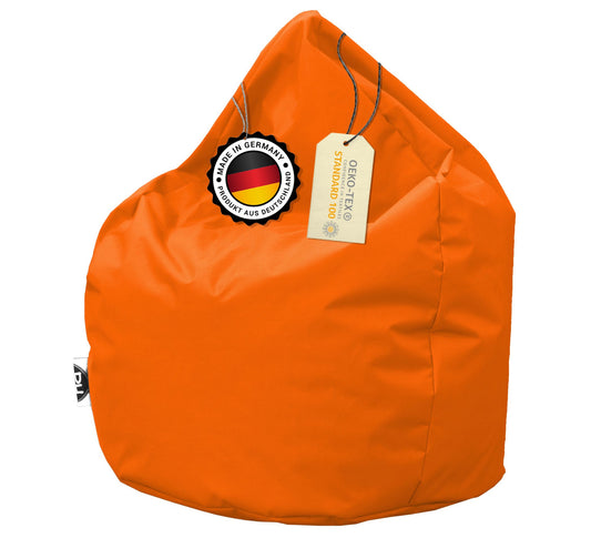 Sitzsack in Tropfenform