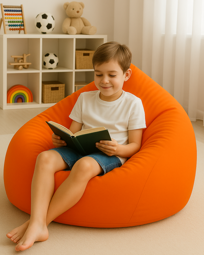 Sitzsack in Tropfenform