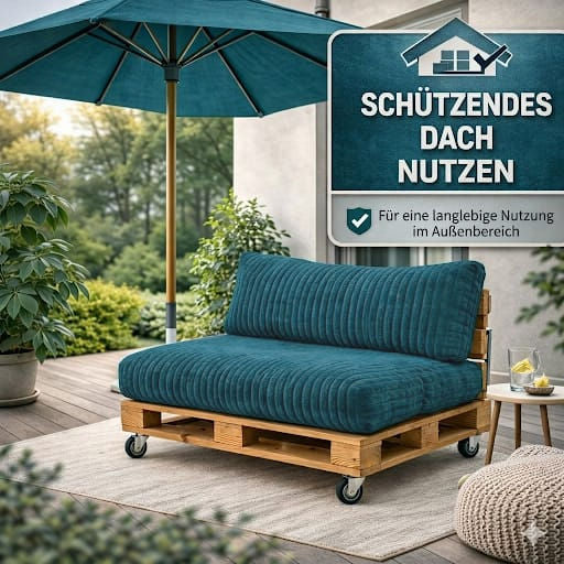 Paletti Cord™ Palettenpolster Set – Sitz- & Rückenkissen für Europaletten