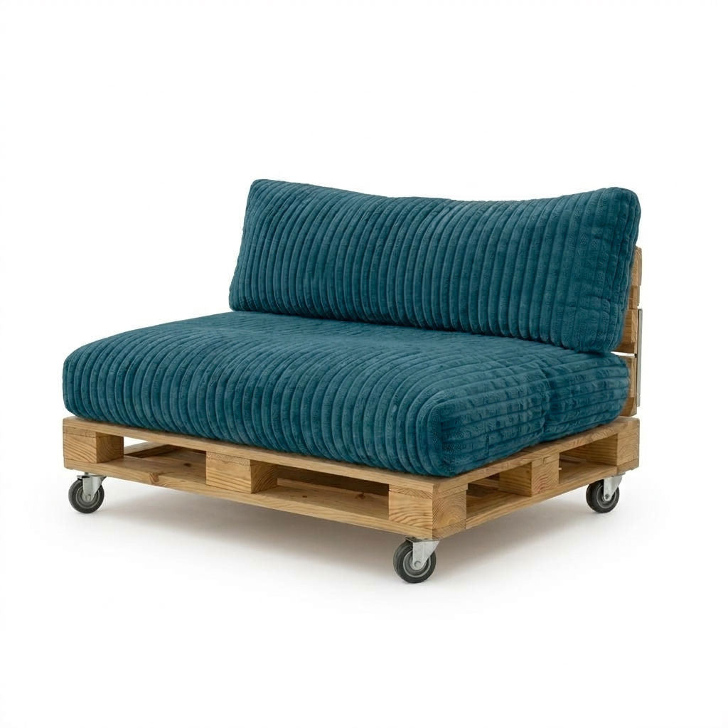 Paletti Cord™ Palettenpolster Set – Sitz- & Rückenkissen für Europaletten