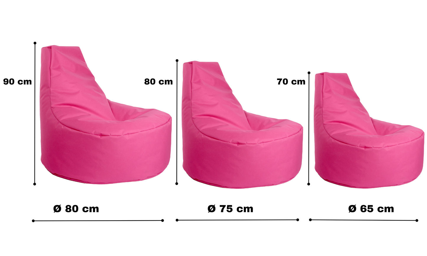 Gamer-Sessel mit Hocker