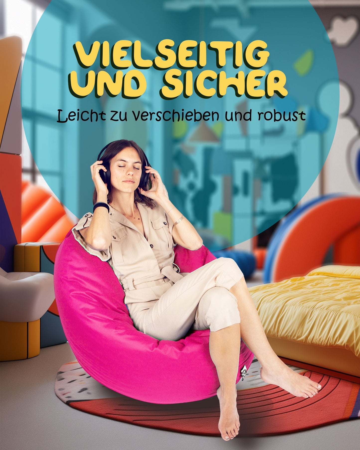 Sitzsack Jumbo 2-in-1